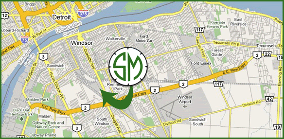 Map to Special Machining Company Inc.